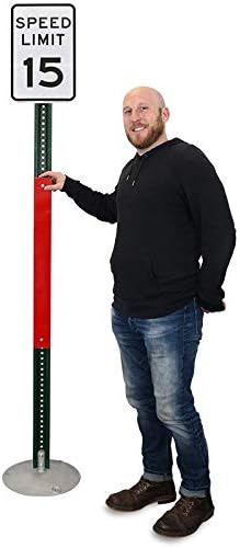 SmartSign - K-2192-R-DG-03x30 Reflective Sign Post Panel | 3" x 30" 3M Diamond Grade Reflective Aluminum Red