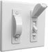 Wall Switch Guard, ILIVABLE Childproof Light Switch Plate Covers, Protects Circuits from Accidental Use, White