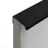LC LICTOP 300mm/11.8" Modern Style Finger Edge Tab Pull Handle Door Knobs, Aluminum Matte Black