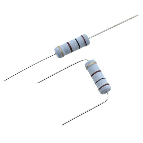 20PCS 3 Watt 100 Ohm Metal Oxide Film Resistor Quad Band Standard EIA Colours Suitable for Electronic and Electrical Experiment