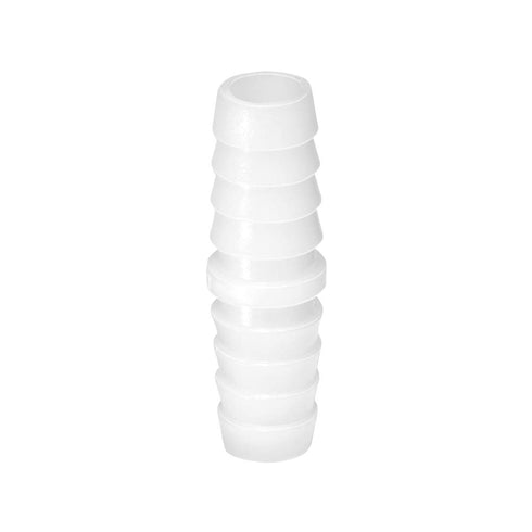 Quickun Plastic Hose Barb Fitting, 3/8" x 3/8" Barbed Splicer Joint Adapter, Pack of 5