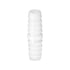Quickun Plastic Hose Barb Fitting, 3/8" x 3/8" Barbed Splicer Joint Adapter, Pack of 5
