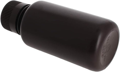 Othmro 3Pcs Bottles, Lab Chemical Reagent Bottles, 250ml/8.5 oz, Small Mouth Containers, Liquid/Solid Square Sample Storage Containers, Sealing Bottles with Anti-theft Brown Cap for Lab by Othmro