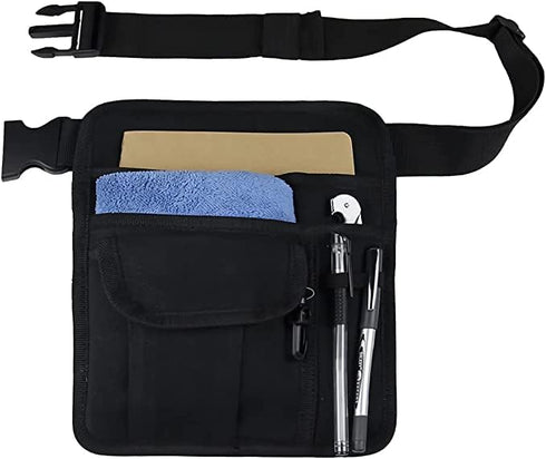 Nerjan Waitress Waist Bag - Server Aprons with Pockets and Adjustable Belt Check