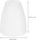 4X4 Inch E12 DOITOOL Plastic Lamp Shade Replacement Cover Flat Mouth Lamp Shade Cover for Floor and Table Lamps Light