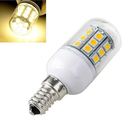2X E14 LED 3W Equivalent 30W Incandescent Lights Bulb, DC 12V-24V Corn led Lights Bulb Warm White 3000K 30 SMD 5050 by Generic
