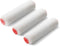 Paint Roller Covers, 9.5" Roller Covers for Paint Rollers, 3 Pack, White Naps for Roller Brush, House Painting Supplies