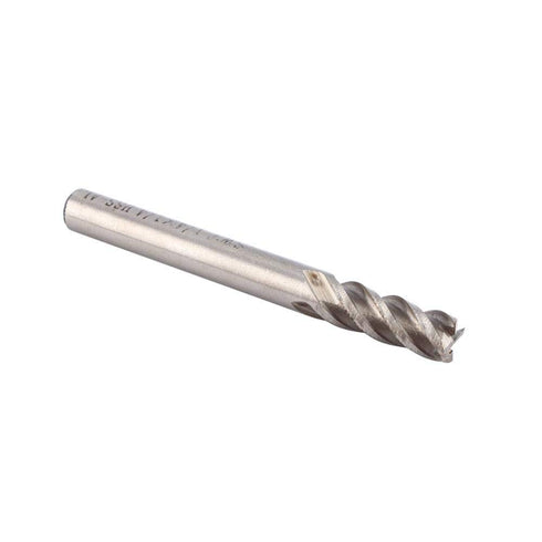 Hilitand Tungsten Carbide Spiral End Mills Set, 1/4" Shank 4 Flute Milling Cutter Bits for CNC Router