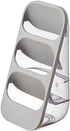 Cheeskteo Counter Modern Grey Tea Bag Storage Box Multi Compartment Coffee Capsule and Instant Milk Tea Organizer