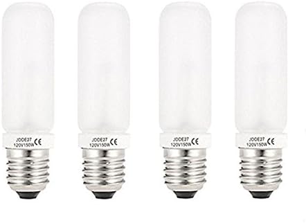 VSTAR JDD Type 150W 110-130V E26/E27 (Standard Edison Screw) Frosted Halogen Light Bulb,