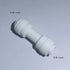 10 pcs Quick Connect Push In Water Purifiers Tube Fittings, 1cm, with 5m White Tubing Hose for RO System