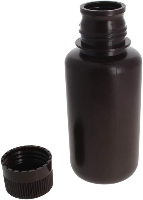 Othmro 3Pcs Lab Chemical Reagent Bottles, 250ml/8.5oz Small Mouth Square Sample Storage Containers