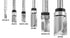 Amana Tool 45460-3US Carbide Tipped Flush Trim Plunge Template Up Shear Angle 1/2 D x 1 Inch CH x 1/4 SHK Router Bit