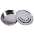 Lab Economy Sieve Catch Pan with Lid, f20cm/8in Diameter, 5cm/2in Height