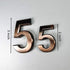 YoCosii 3 Inch Bronze House Numbers for Mailbox or Door Address, Pack of 10, Home Office Hotel Room Sign