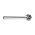SD-5 Tungsten Carbide Burr Ball Shape Double Cut Rotary Burrs File, 1/2'' Cutter Dia, 1/4'' Shank Dia