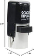 Christmas Tree 2000 Plus Self Inking Rubber Stamp - Green Ink Christmas Tree Decoration