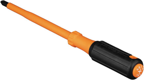 Klein Tools 6876INS Insulated Screwdriver - 1000V #3 Phillips Tip with 6-Inch Shank and Cushion-Grip Handle