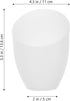 30X30X15 Inch DOITOOL Horseshoe Lampshade Versatile Lamp Shade for Desk Floor Wall Lamps Light Accessory Easy