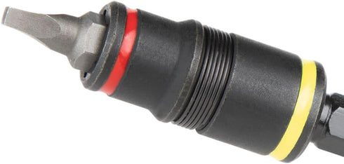 Klein Tools 32933 Impact Driver, SAE 7-in-1 Impact Socket Set with 6 Hex Driver Sizes and Bit Holding Feature