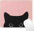 Cute Kitten Mouse Pad - Pink Kawaii Anti-Slip Rubber Mousepad for Kids & Laptops, Size 9.5x7.9 inch