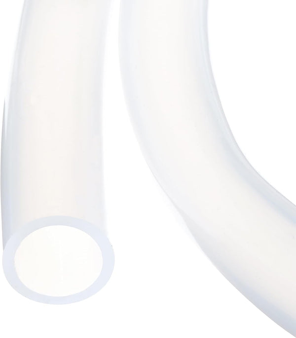 1m Clear Silicone Tubing (25mm ID x 31mm OD) for Industrial Use, Pure Silicone Hoses for Pump Siphoning