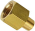 HongBoW 3pcs Brass Pipe Fitting Adapter - 1/8 NPT Male x 1/4 Female NPT Pipe Reducer