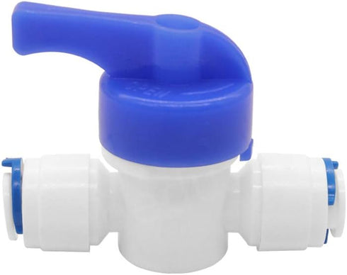 Beduan Water Push to Connect Quick Connect Fitting 1/4" Tube OD for RO Water Reverse Osmosis System (Pack of 16)