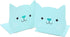 Lovely Cat Pattern Kids Bookends Student Book Ends Metal Office Desk School