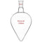 stonylab Recovery Flask, Heavy Wall Single Neck Borosilicate Glass Rotary Evaporator Flask, 1000 ml, Pear-Shaped