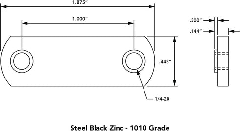 8020 3280 10 Series 1/4-20 Double Threaded Slide in Economy T-Nut Steel T-Slot Accessories (25 Pack)