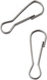 LYECUN 100 Pcs 304 Stainless Steel Spring Snap Hooks, Small Spring Clips for ID Card, Key Chain, 1 Inch (25mm)