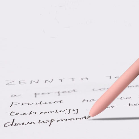 sencoo 5 Pack Black Gel Pens, Fine Point Retractable Roller Ball Pens, 0.5mm Black Ink, Smooth Writing for School Office