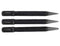 BWESOO Center Punch Set, 3-Piece High-Carbon Steel, 4-Inch Black Hand Tools for Metal