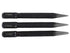 BWESOO Center Punch Set, 3-Piece High-Carbon Steel, 4-Inch Black Hand Tools for Metal