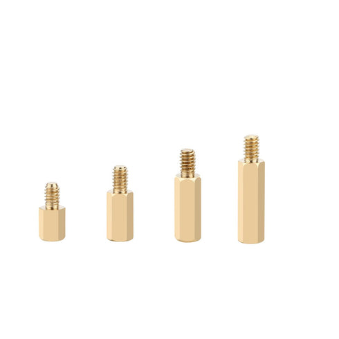 300pcs M2 Brass Standoff Kit - Hex Column Spacer Screw Assortment with Box
