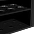 HBlife Wall Mount Acrylic Dry Erase Marker Holder, 10 Slots for Office, School, Home, Black (Marker Not Included)