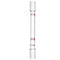 stonylab Glass 14/20 Straight Laboratory Adapter, Borosilicate Glass, 30 mm Between Two 14/20 Ground Inner Taper Joints
