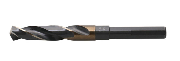 Accusize Industrial Tools 5/8'' ANSI M35 H.S.S. + 5% Cobalt S and D Drill - 1/2'' Shank, 135 Degree Split Point