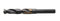 Accusize Industrial Tools 5/8'' ANSI M35 H.S.S. + 5% Cobalt S and D Drill - 1/2'' Shank, 135 Degree Split Point