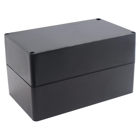 Watertight Junction Box, IP67 Waterproof Project Box, Durable ABS Plastic Enclosure Case, Black, 7.87" x 4.72"