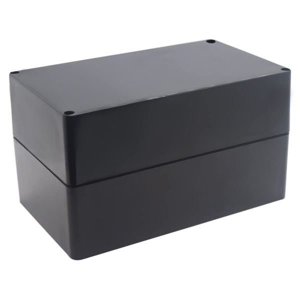 Watertight Junction Box, IP67 Waterproof Project Box, Durable ABS Plastic Enclosure Case, Black, 7.87" x 4.72"