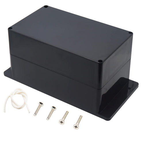 Zulkit Junction Box ABS Plastic Dustproof Waterproof IP65 Electrical Project Enclosure, Pack of 1