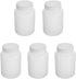 Bettomshin 5Pcs 500ml PE Plastic Bottles, Wide Mouth Lab Reagent Container, Liquid/Solid Sample Storage with Graduated