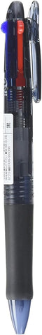ZEBRA Clip-On G Series Multi Pen, 3 Color Ballpoint, 0.7 mm, Black Body (B3A3-BK)