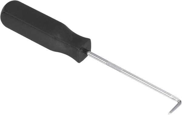 PATIKIL O-Ring 90 Degree Pick 142mm, Oil Seal Gasket Precision Screwdriver Puller Removal Tool, Black