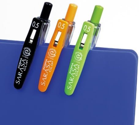 Zebra Sarasa Clip Gel Ballpoint Pen, 0.4, Blue Black, 10 Pieces