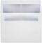 LUXPaper A8 Foil Lined Invitation Envelopes | Peel & Press | 5 1/2" x 8 1/8" | White w/Silver LUX Lining | 60lb. Text | 50 Qty by LUXPaper