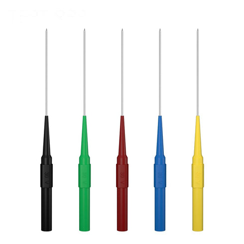25pcs Test Lead Kit, 4mm Banana Plug to Alligator Clip Test Probes, Back Probe Kit for Multimeter Automotive Testing