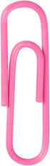 JAM PAPER Colorful Standard Paper Clips, Regular 1 Inch, Pink Paperclips, 100/Pack